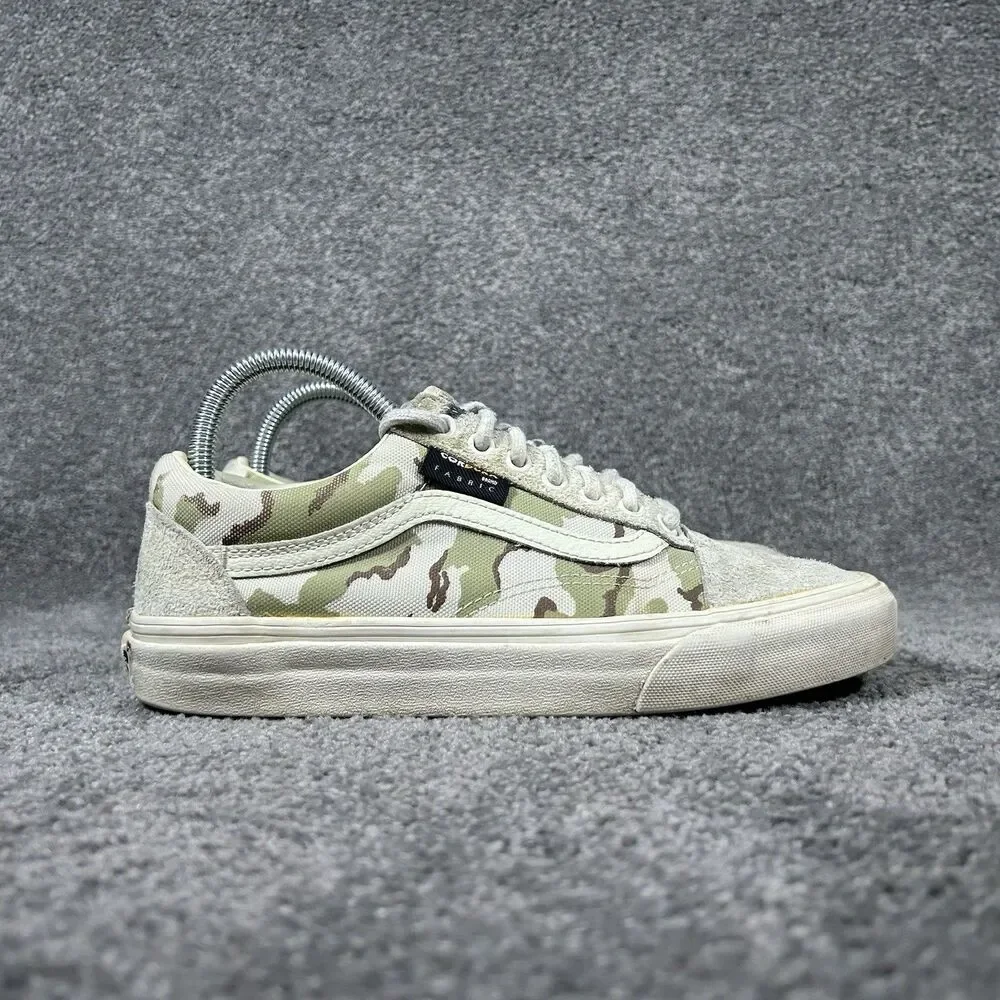 Vans Old Skool Cordura Women’s Sz 8 Men's Sz 6.5 Desert Camo Skate Shoes Used